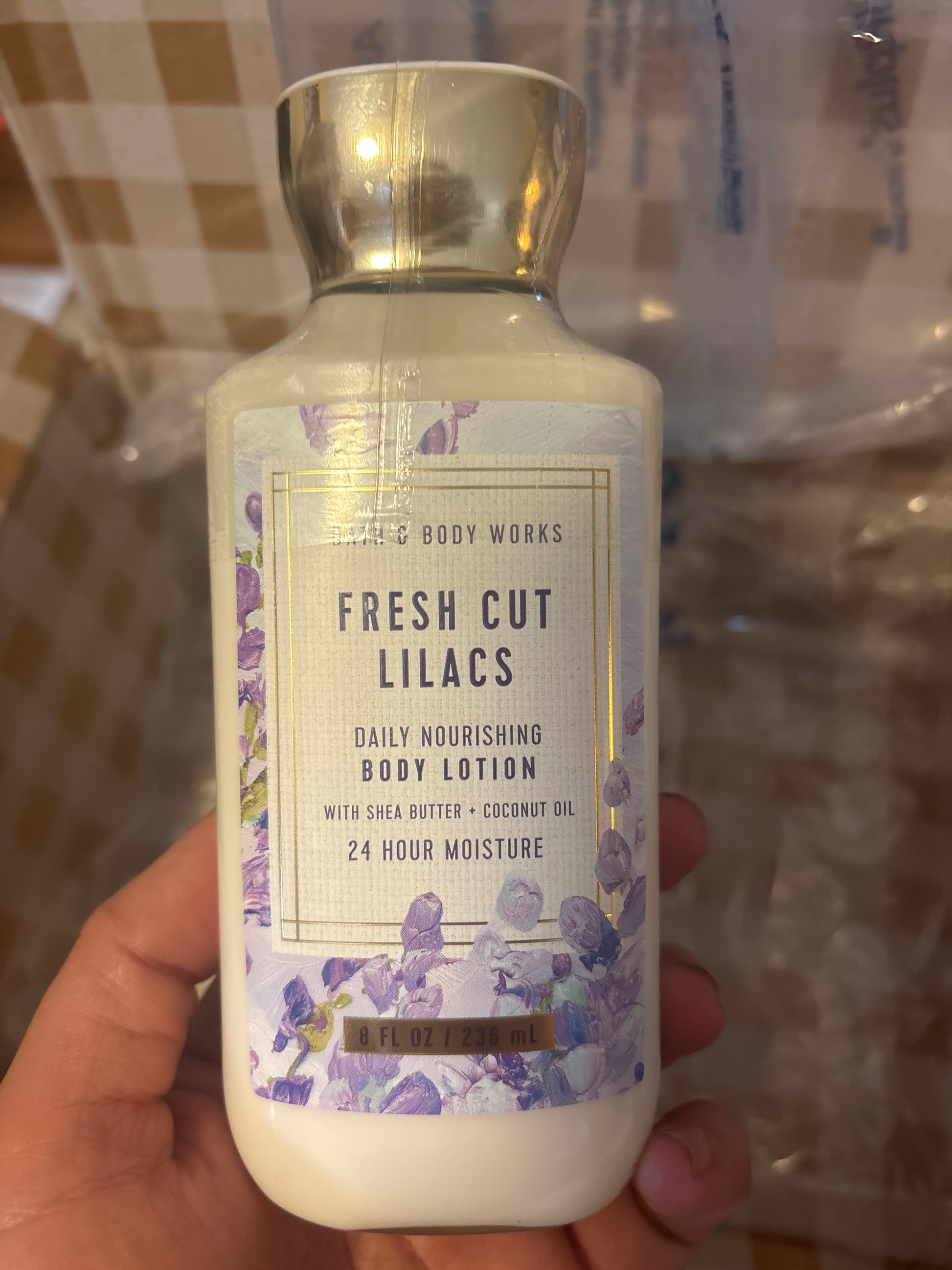 Fresh Cut Lilac Bath and Body works lotion